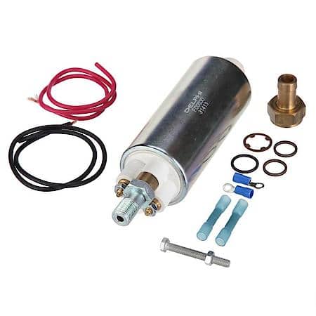 Electric Fuel Pump: Extra Fitting, Screw, Seals, Splices, Terminal Hardware