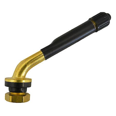 Clamp-In Tire Valve 2.60" Eff. Length, 0.453" Valve Hole, Usa, Tr417.