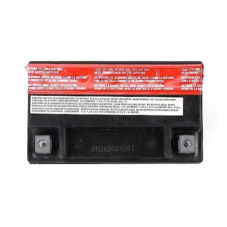 Power Sport Battery 12V Battery: BTX12-BS Group Size, 180 CCA, 200 CA