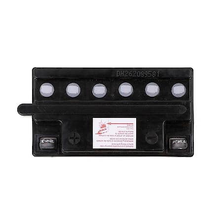 Power Sport Battery 12V Battery: 12N7-4A Group Size, 70 CCA, 80 CA