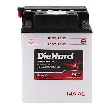 Power Sport Battery 12V Battery: B14A-A2 Group Size, 190 CCA, 210 CA