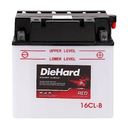Power Sport Battery 12V Battery: B16CL-B Group Size, 240 CCA, 255 CA