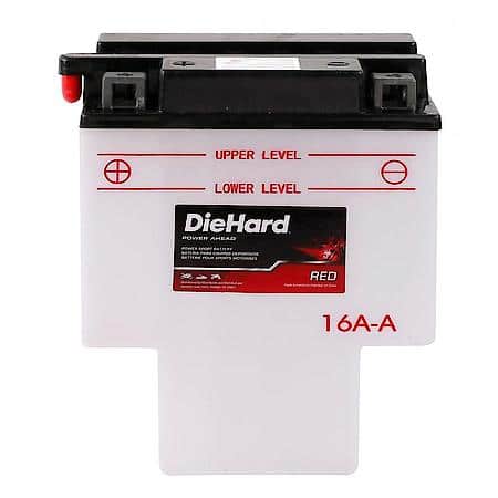 Power Sport Battery 12V Battery: B16A-A Group Size, 190 CCA, 210 CA
