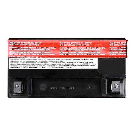 Power Sport Battery 12V Battery: BTX20L-BS Group Size, 270 CCA, 300 CA