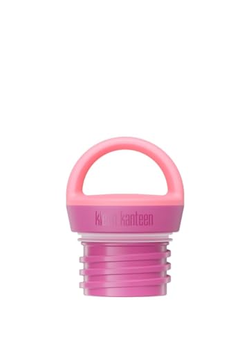 Klean Kanteen Rise Classic Insulated Water Bottle - Keep Drinks Cold for 65 Hours - Stainless Steel - Insulated Water Bottle - Leak & Sweat-Proof - Arch Loop Cap - 20 oz - Pink Lemonade