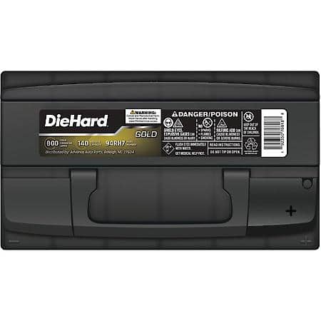 Battery: H7 Group Size, 800 CCA, 1000 CA, 140 Minute Reserve Capacity
