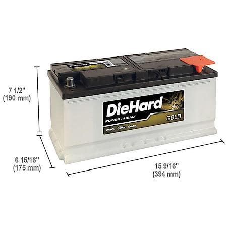 Battery : H9 Group Size, 950 CCA, 1185 CA, 110 Amp Hour Capacity