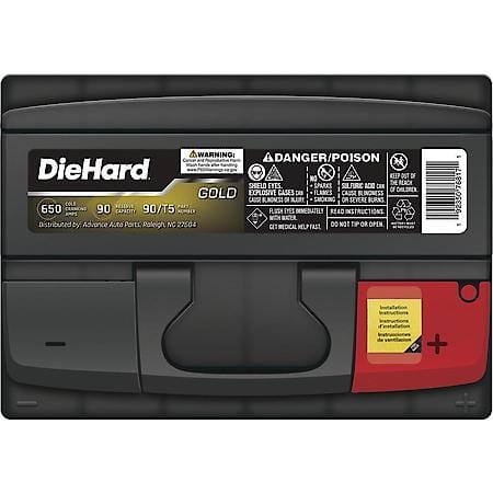 Battery : T5 Group Size, 650 CCA, 810 CA, 90 Minute Reserve Capacity