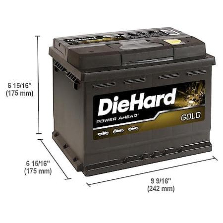 Battery : T5 Group Size, 650 CCA, 810 CA, 90 Minute Reserve Capacity