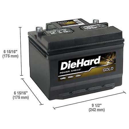 Battery : 96R Group Size, 590 CCA, 740 CA, 95 Minute Reserve Capacity, Maximum Starting Power