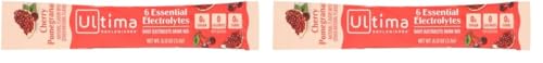 ULTIMA REPLENISHER Cherry Pomegranate Electrolyte Drink Mix Single, 0.12 OZ (Pack of 2)