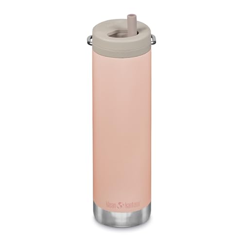 Klean Kanteen 20oz TKWide Insulated Water Bottle with Twist Cap - Peach Parfait