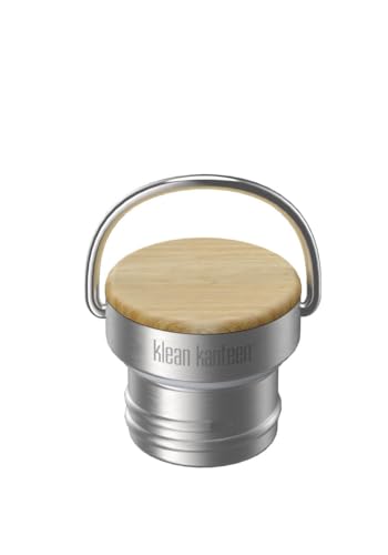 Klean Kanteen Rise Reflect Insulated Water Bottle - Reusable Water Bottle for Quick Hydration - Vacuum Insulation - Dishwasher-Safe - Bamboo Cap - Stainless Steel - 20 oz