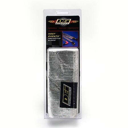 Heat Sheath Aluminized Sleeving, 1-1/4 Inches X 36 Inches, Trim To Fit Fireproof