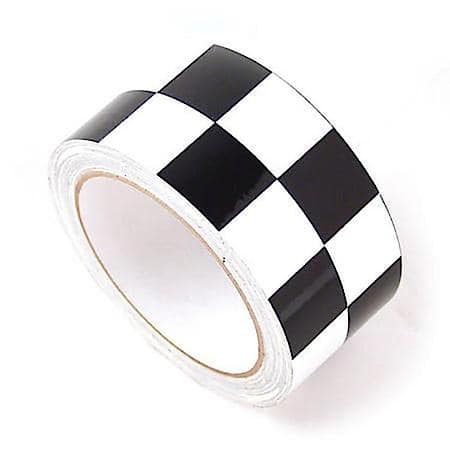 Speed Tape, Checkerboard, 2In X 45Ft Roll, Multipurpose Tape For Temporary Repairs