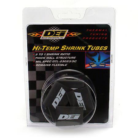 Spark Plug Wire / Boot Shrink Tubes, 12mm X 1-1/2 Inches, Black