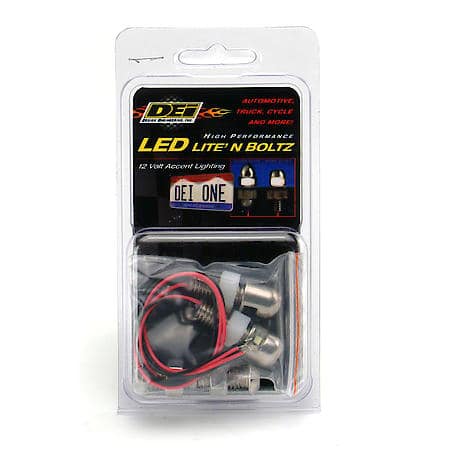 Lite Feetn Boltz LED License Plate Lighting Kit, Satin, 4-Pack