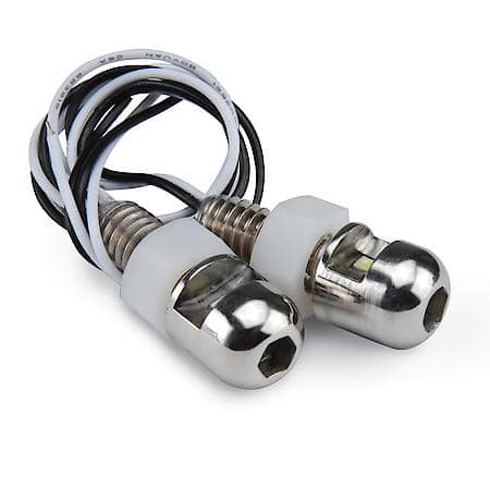Lite Feetn Boltz Led License Plate, Lighting Kit, Satin, 2-Pack