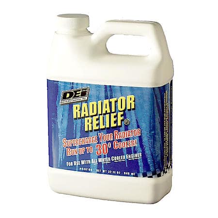 Clear Radiator Relief, 32Oz., Lower Temps, Anti-Corrosion, Works with All Radiators