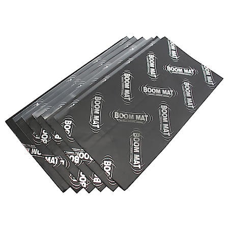 Boom Mat Damping Material, 12-1/2 Inches X 24 Inches, 6 Sheets (12 Square Feet)