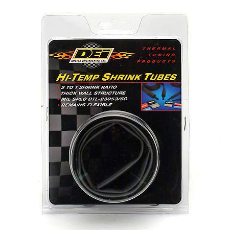 Hi-Temp Shrink Tubes, 9mm/12mm/18mm/24mm X 24 Inches, Insulates 3-1 Shrink Ratio