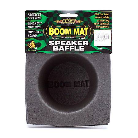 Speaker Baffles, 4 Inches, Round, Closed-Cell Polyethylene, 1 Pair