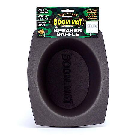 Speaker Baffles, 6 Inches X 8 Inches, Oval, Closed-Cell Polyethylene, 1 Pair