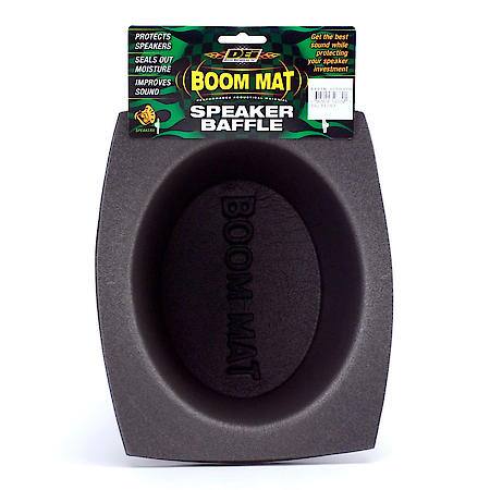 Speaker Baffles, 6 Inches X 9 Inches, Oval, Closed-Cell Polyethylene, 1 Pair