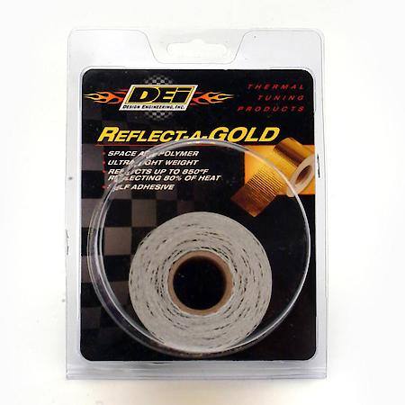 Reflect-A-Gold Heat Reflective Tape, 2 Inches X 30 Feet Up To 800 Deg. Lightweight