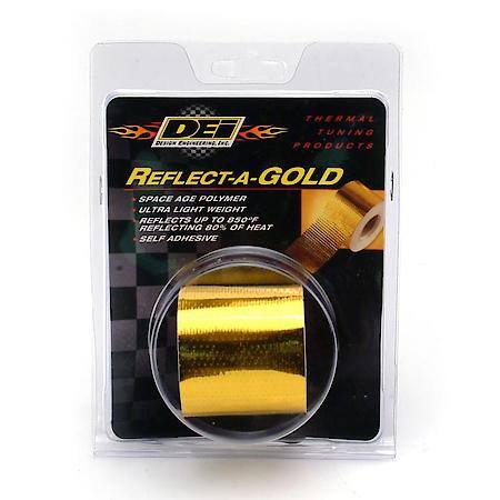 Reflect-A-Gold Heat Reflective Tape, 2 Inches X 15 Feet Up To 800 Deg. Lightweight