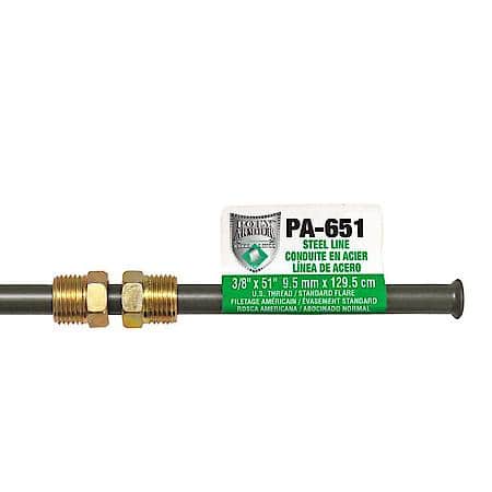 Domestic Poly-Armour PVF Steel Brake/Fuel/Transmission Line 3/8 x 51