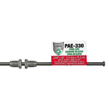 European Poly-Armour PVF Steel Brake Line 3/16 x 30