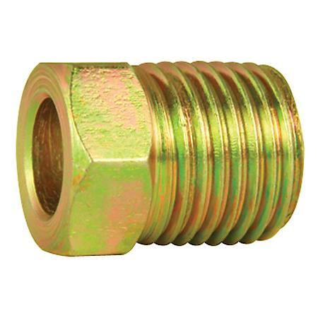 Steel Tube Nut, 1/4 (7/16-24 Inverted), 5/Card
