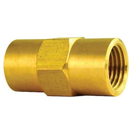 Brass Brake Line Union, 3/16 (M10x1.0 Inverted), 1/card