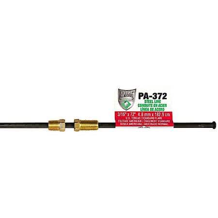 Domestic Poly-Armour PVF Steel Brake Line 3/16 x 72