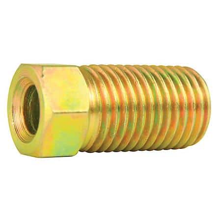 Steel Tube Nut, Long, 3/16 (3/8-24 Inverted), 5/Card