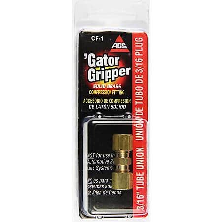 Brass Compression Union, 3/16In, 1/Card