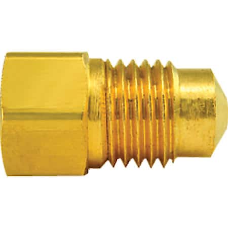 Brass Adapter, Female(M10X1.0 Inverted), Male(M13X1.5 Bubble), 1/Card