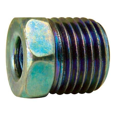 Steel Tube Nut, 1/4 (9/16-18 Inverted), 5/Card