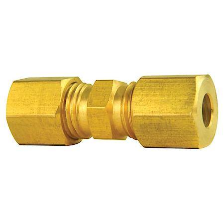 Brass Compression Union, 1/8In, 1/Card