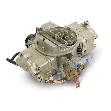 Street Carburetor: 850 CFM, Electric Choke, 4 Barrel, Square Bore, Dual Inlet, Gold Dichromate