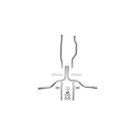 Dual Competition Header Back Exhaust System Kit