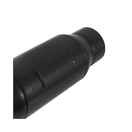 Outlaw Series Race Muffler - Short - 3" Center In / 3" Center Out -Aggressive