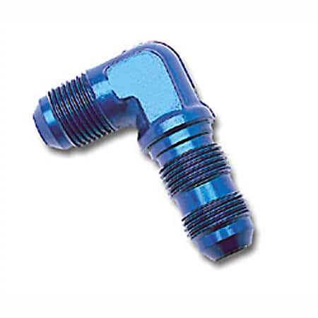 Flare Bulkhead, Blue, 6 AN 90°