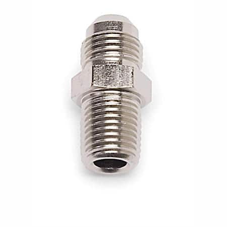 Straight Flare to Pipe - Endura Adapter, -6 AN to 1/4" NPT