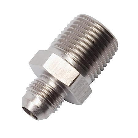 Straight Flare to Pipe - Endura Adapter, 6 AN to 1/2" NPT