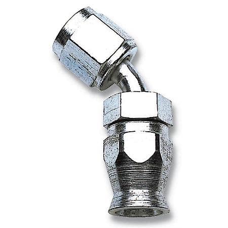 Powerflex Endura Tube Hose End - 4 AN, 45°