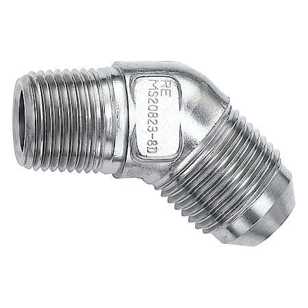 Stainless Steel, 3 AN to 1/8" 45° Flare