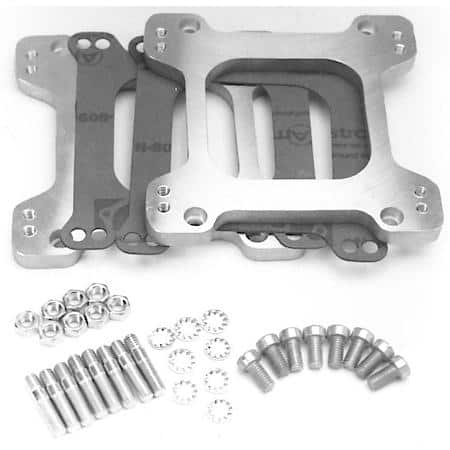 Carb Adapter #2694 Mounts 4150 Holley Carb Sideways On Tunnel Ram 0.55 in-Pair