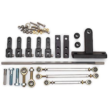 Side-Mount Throttle Linkage for B/B Chevy #7075 Victor 2-R Manifold